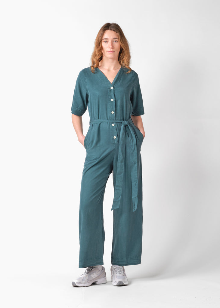Marna jumpsuit - Moss Green – klitmollercollective.com