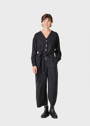 Klitmøller Collective ApS Marna longsleeve jumpsuit Jumpsuits Black