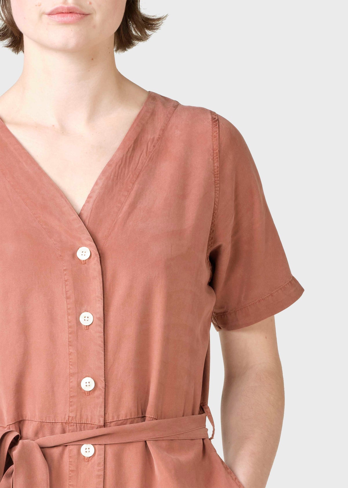 Klitmøller Collective ApS Marna short jumpsuit Jumpsuits Burnt Sienna