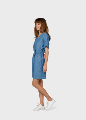 Klitmøller Collective ApS Marna short jumpsuit Jumpsuits Light blue chambrey