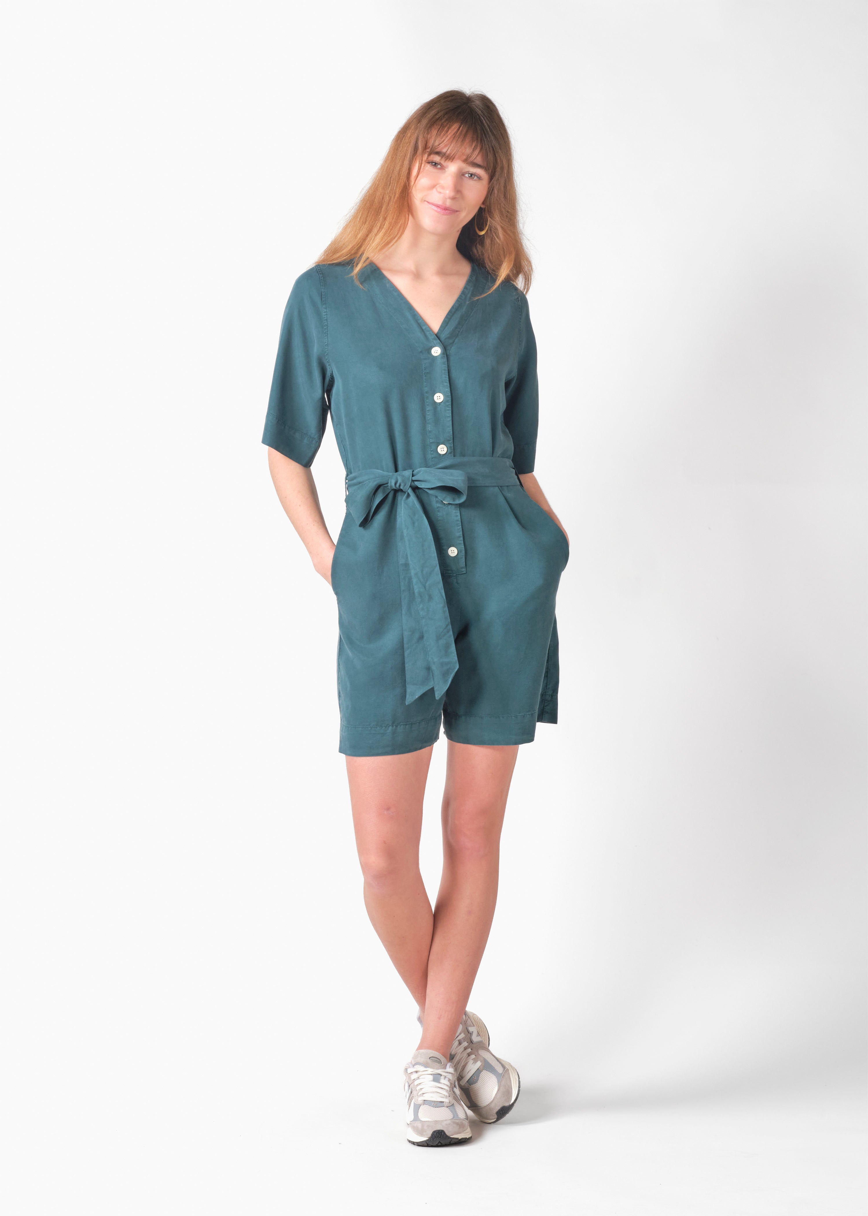 Marna short jumpsuit - Ocean – klitmollercollective.com