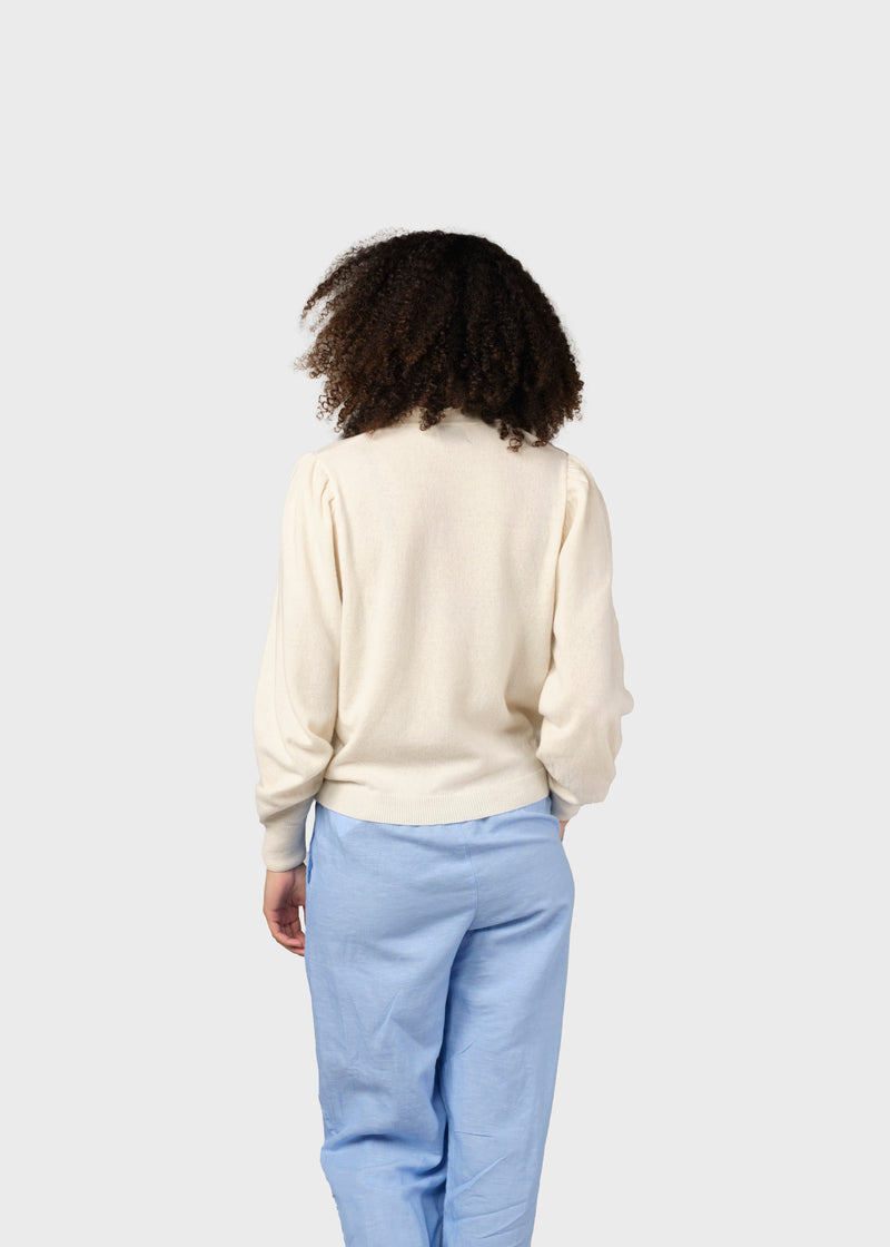 Klitmøller Collective ApS Masja knit cardigan Knitted sweaters Cream