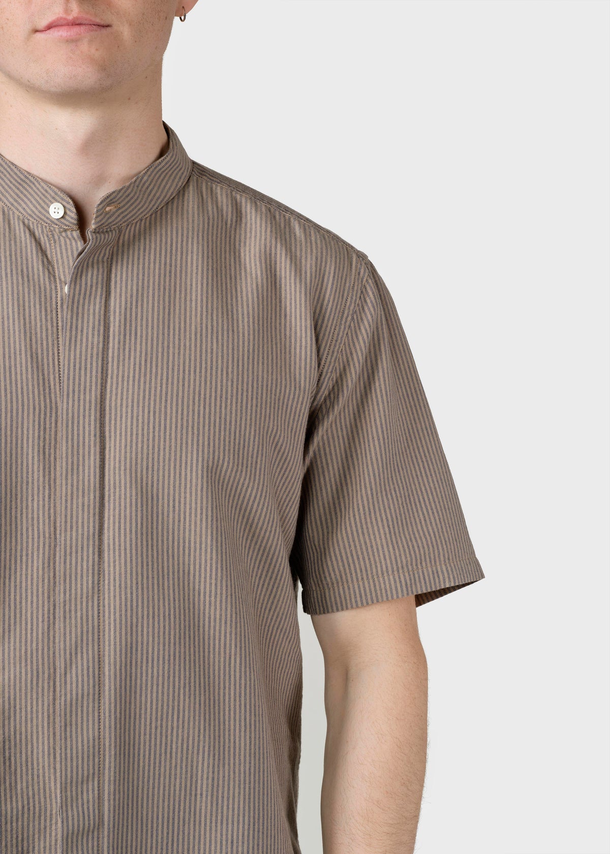 Klitmøller Collective ApS Max striped shirt Shirts Sand/navy