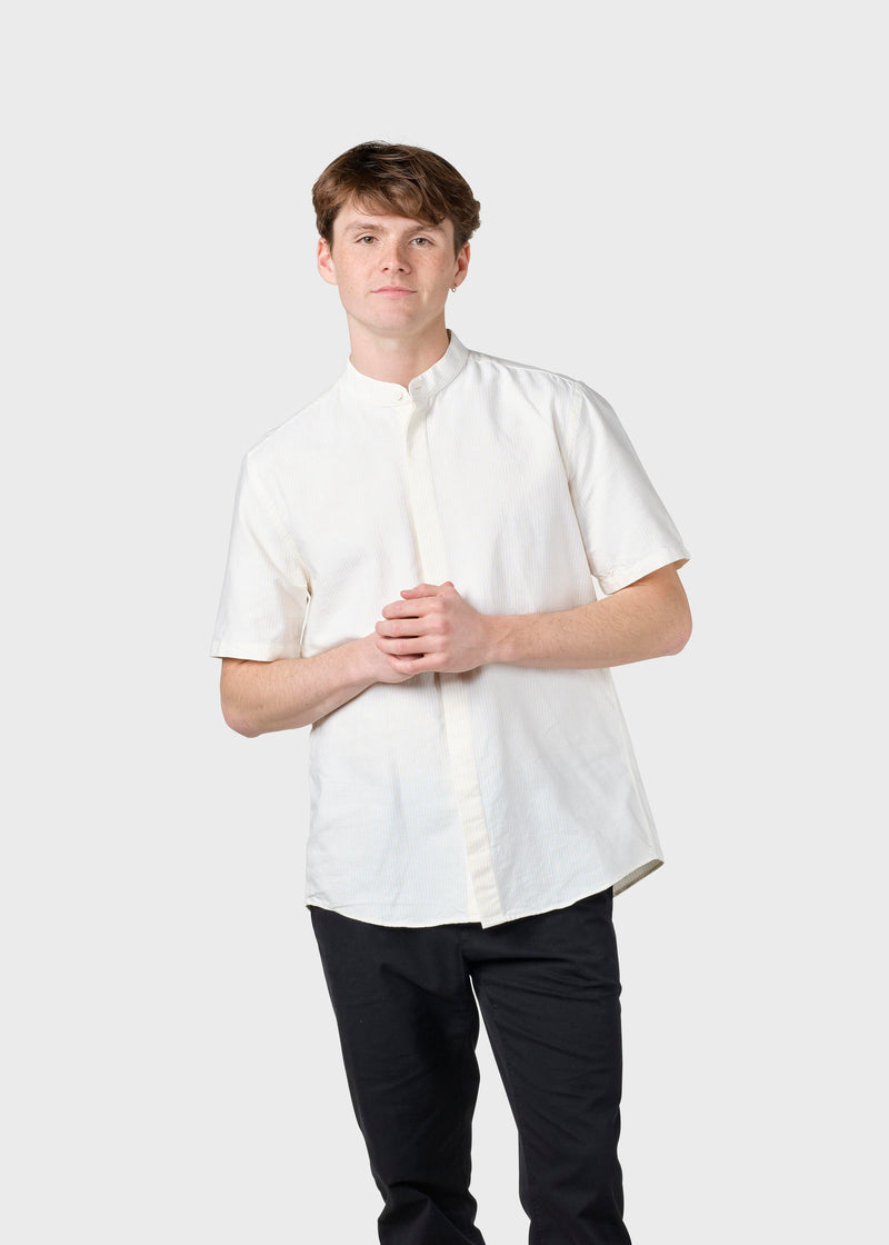 Klitmøller Collective ApS Max striped shirt Shirts White/lemon sorbet
