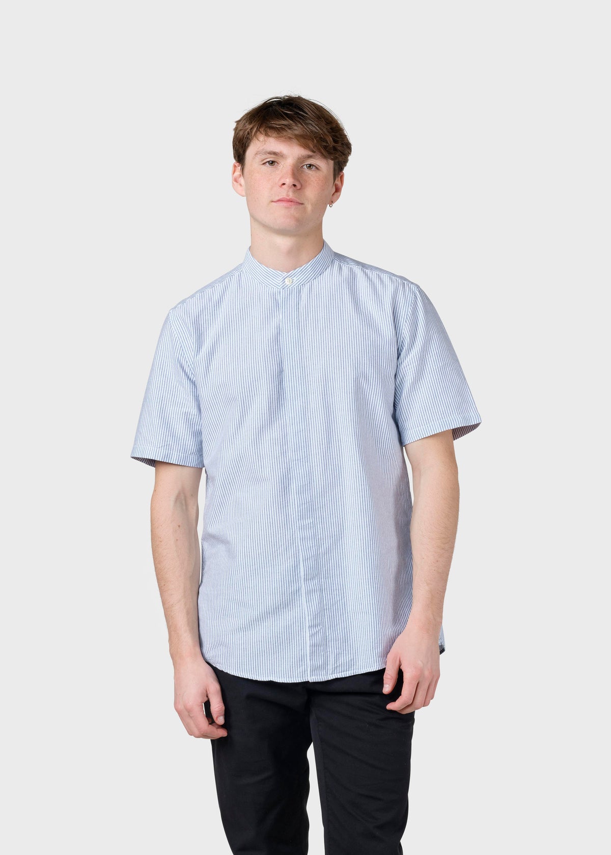 Klitmøller Collective ApS Max striped shirt Shirts White/navy