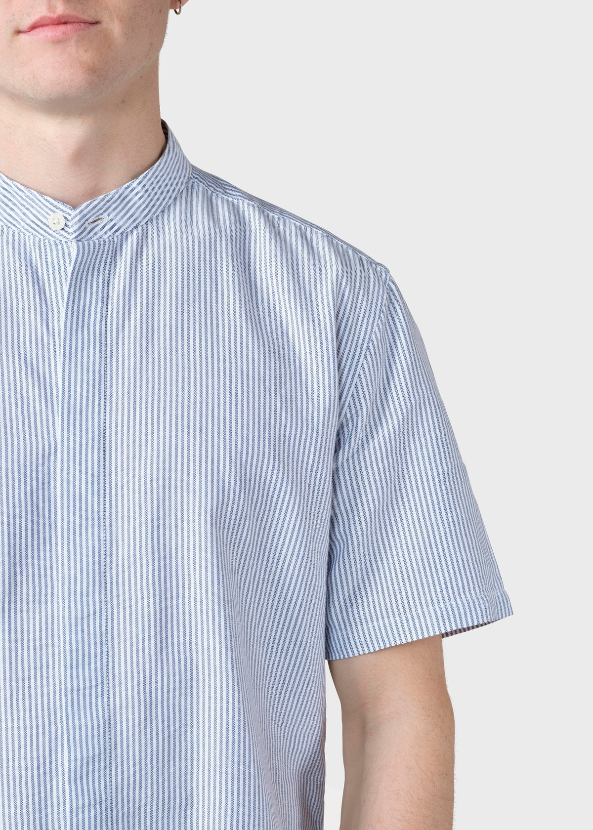 Klitmøller Collective ApS Max striped shirt Shirts White/navy