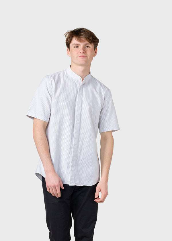 Klitmøller Collective ApS Max striped shirt Shirts White/sand