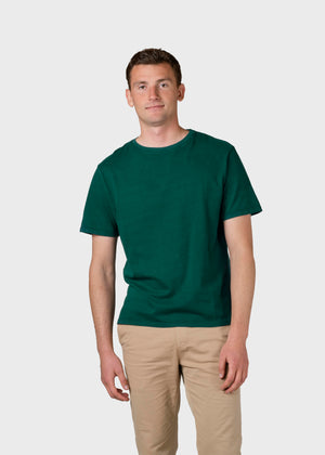 Klitmøller Collective ApS Mens boxy tee T-Shirts Moss Green