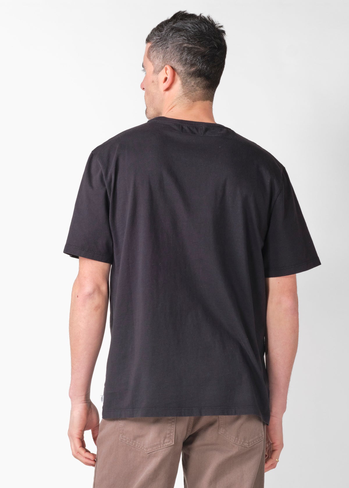 Klitmøller Collective ApS Mens boxy tee OCS T-Shirts Black