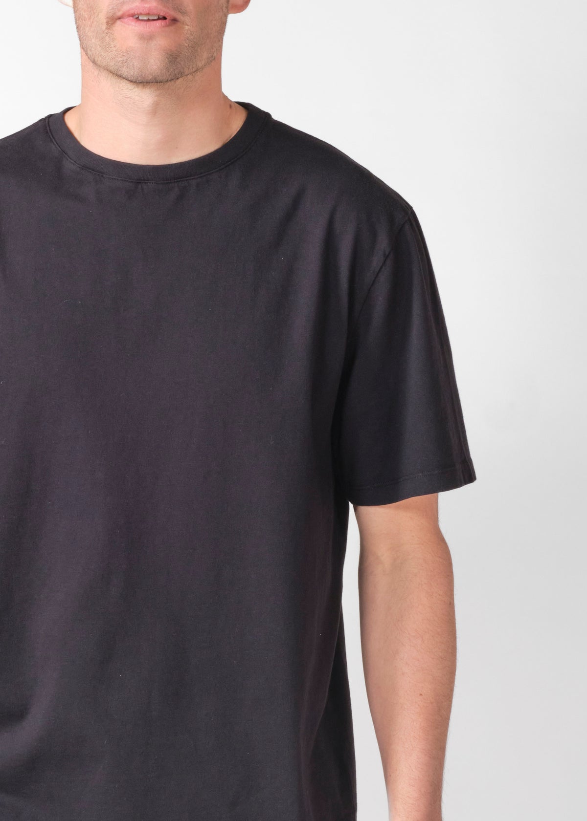Klitmøller Collective ApS Mens boxy tee OCS T-Shirts Black