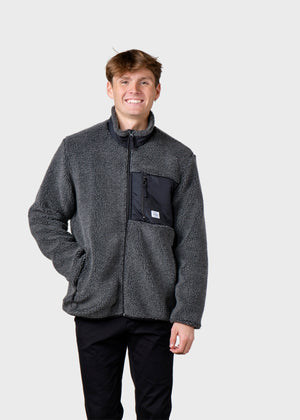 Klitmøller Collective ApS Mens fleece jacket Jackets Grey