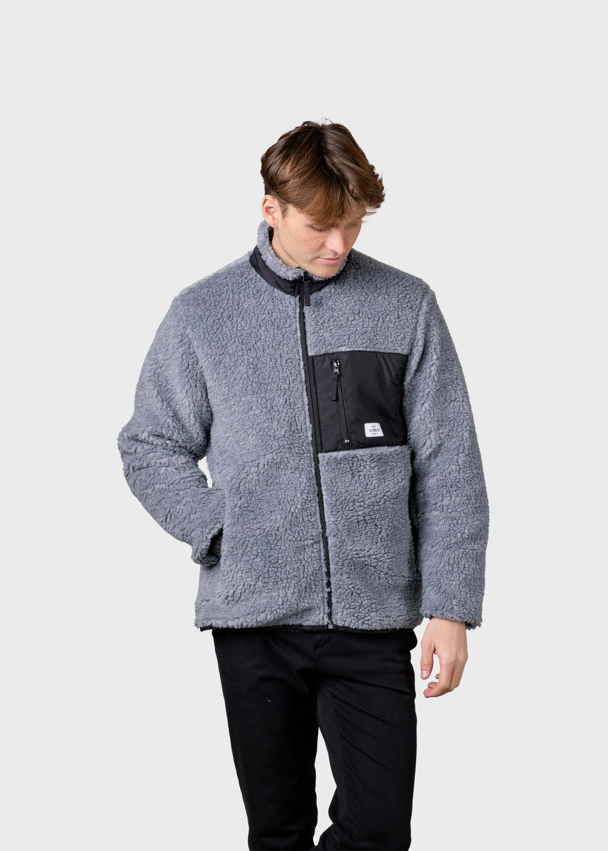 Klitmøller Collective ApS Mens fleece jacket Jackets Pastel grey