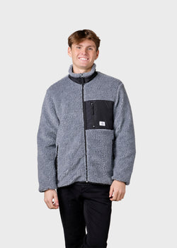 Klitmøller Collective ApS Mens fleece jacket Jackets Pastel grey
