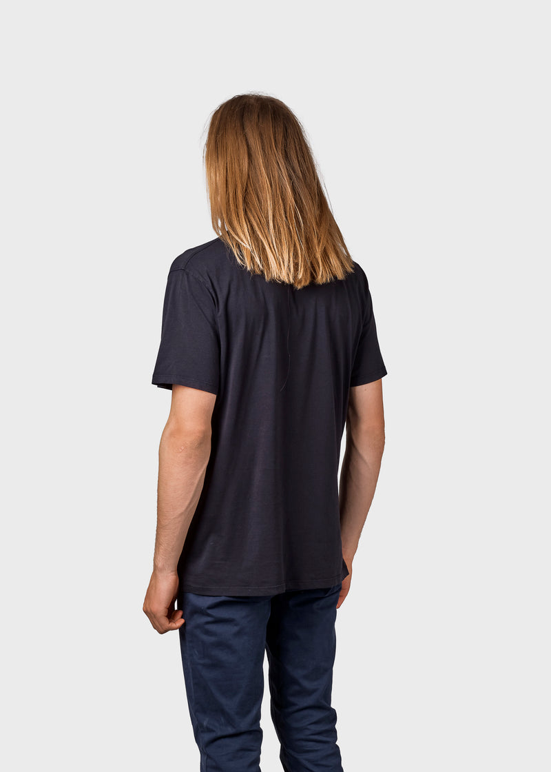Klitmøller Collective ApS Mens small logo tee T-Shirts Black