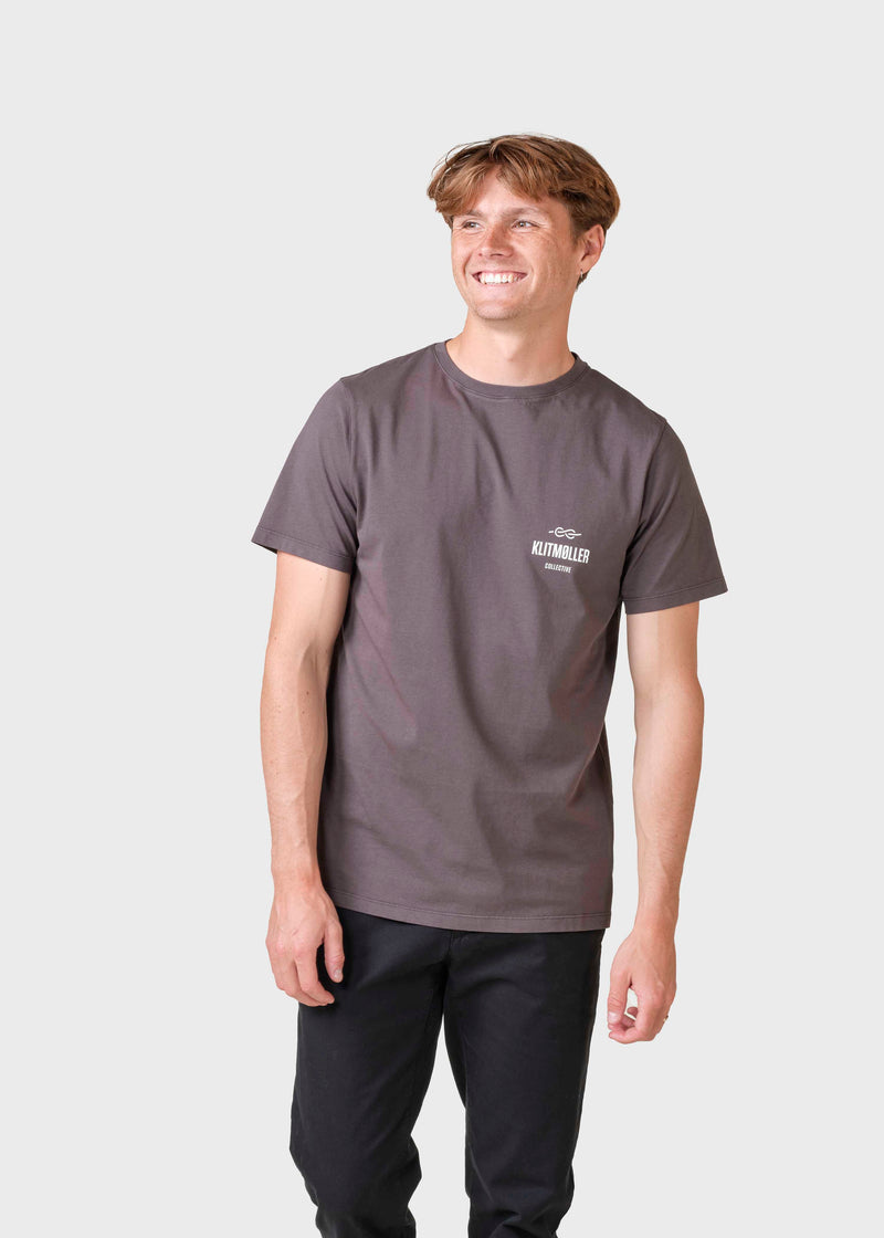 Klitmøller Collective ApS Mens small logo tee T-Shirts Earth