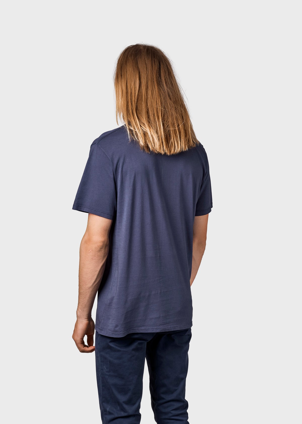 Klitmøller Collective ApS Mens small logo tee OCS T-Shirts Navy