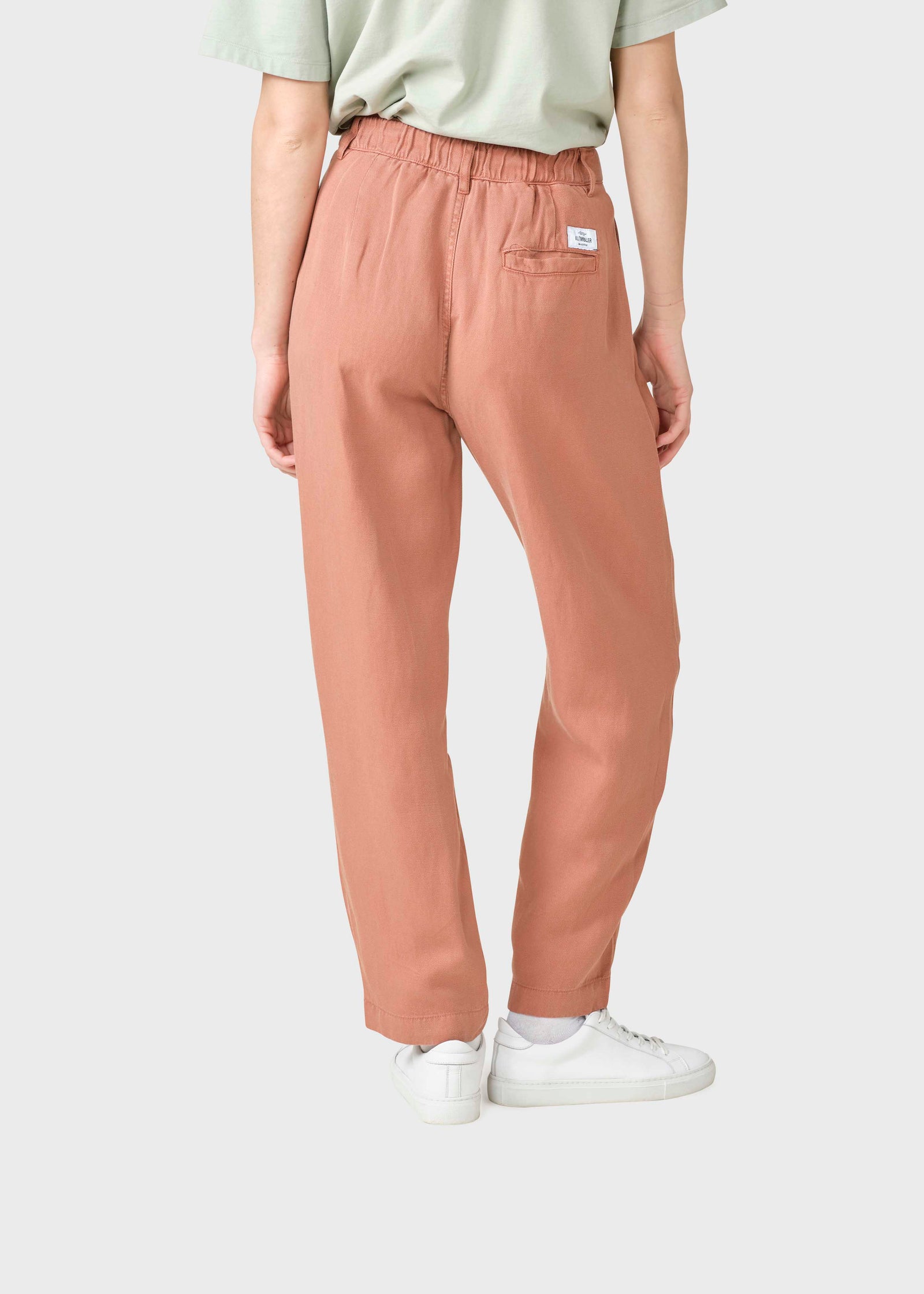 Mette lyocell pants - Burnt Sienna – klitmollercollective.com