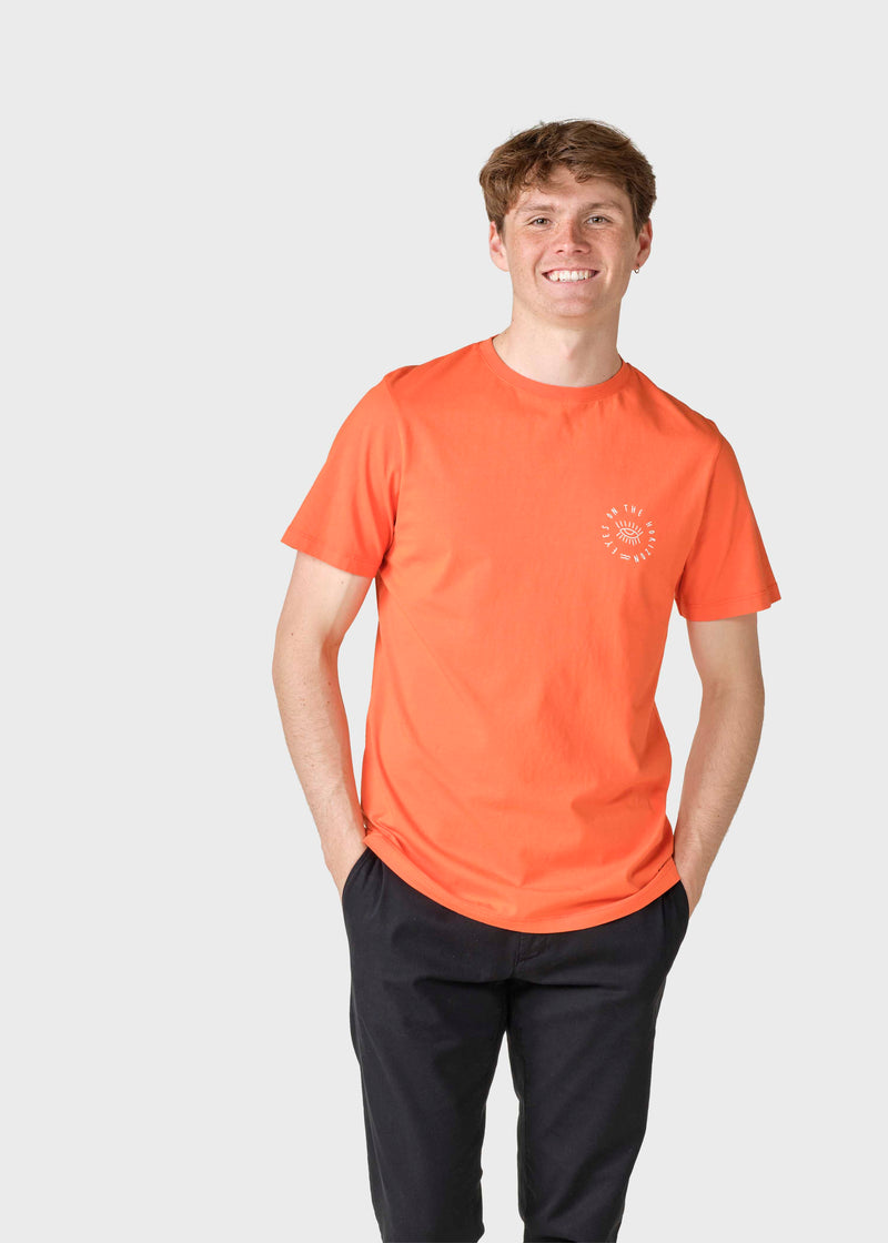 Klitmøller Collective ApS Mico tee T-Shirts Mandarin
