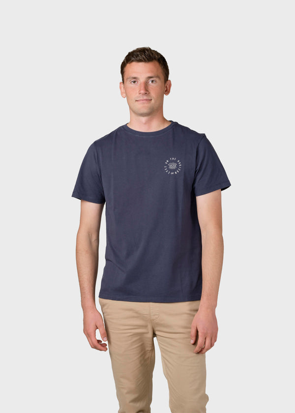 Klitmøller Collective ApS Mico tee T-Shirts Navy