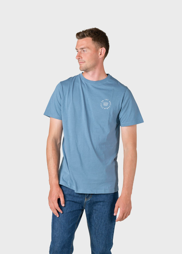 Klitmøller Collective ApS Mico tee T-Shirts Sky blue