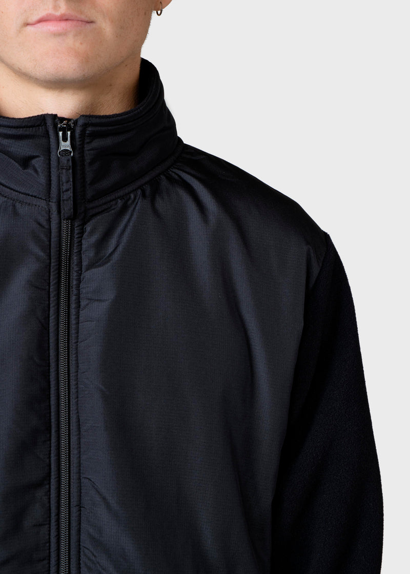 Klitmøller Collective ApS Midi fleece jacket Jackets Black/black