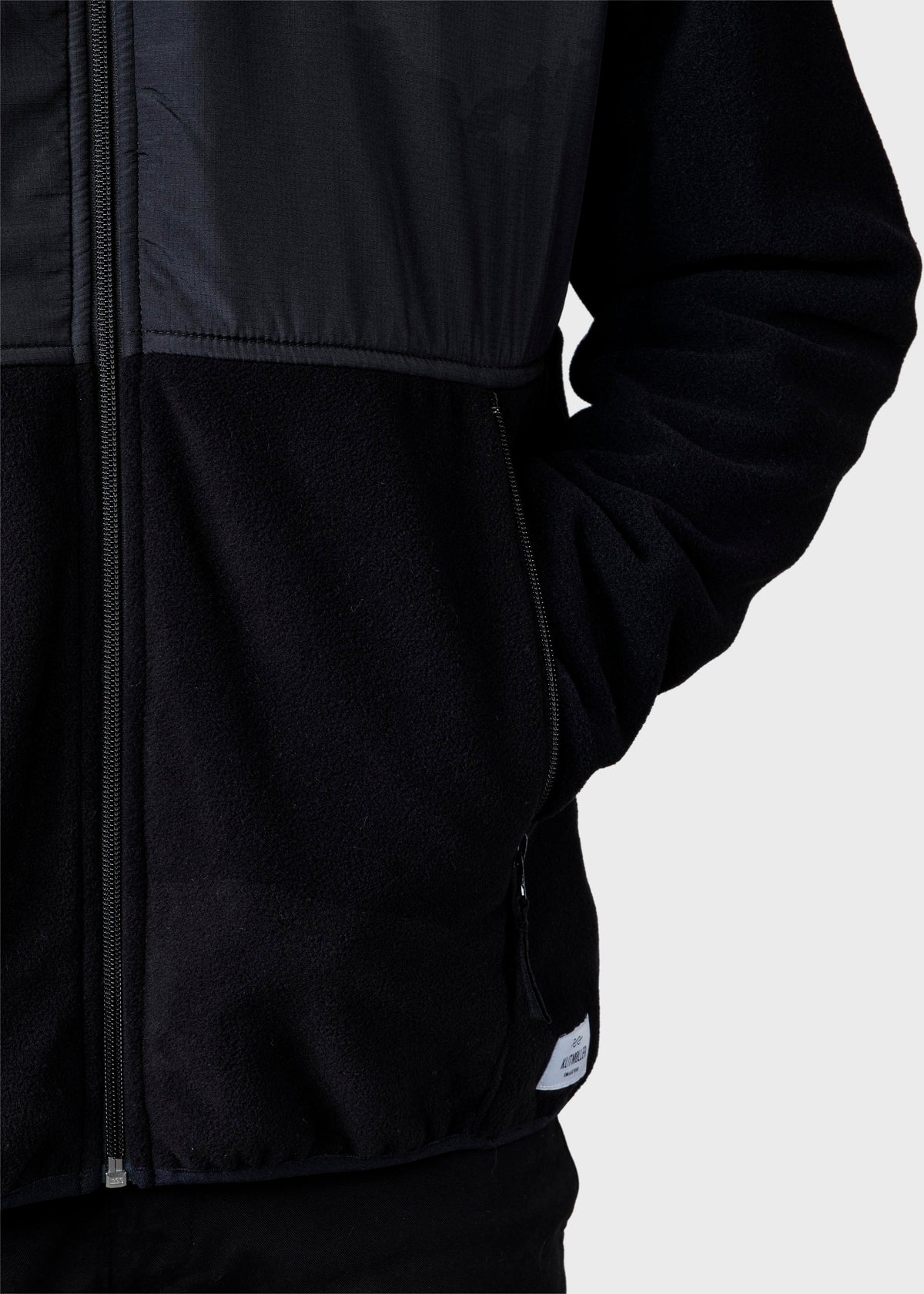 Klitmøller Collective ApS Midi fleece jacket Jackets Black/black