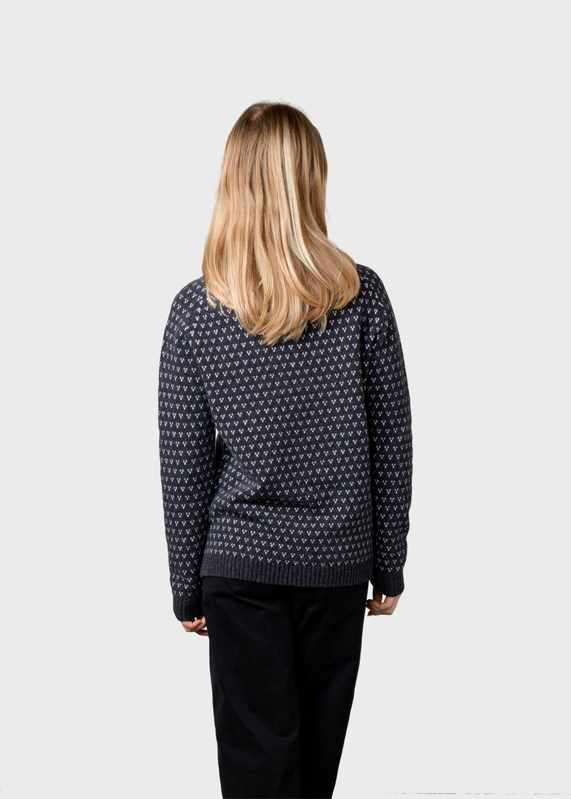 Klitmøller Collective ApS Mika Knit Knitted sweaters Anthracite/cream