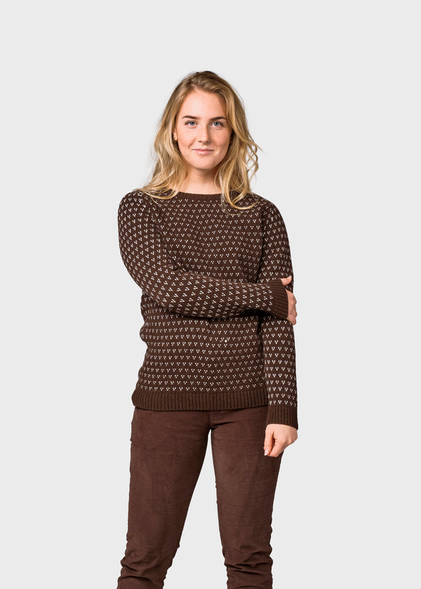 Klitmøller Collective ApS Mika Knit Knitted sweaters Earth/cream