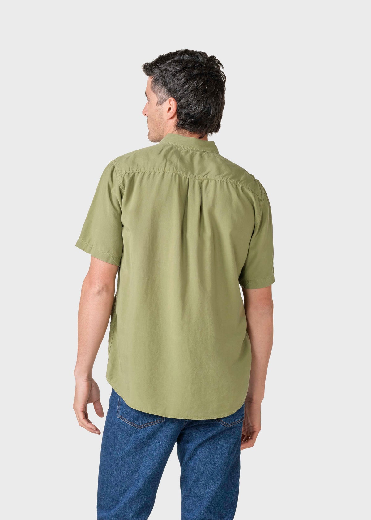 Klitmøller Collective ApS Mikkel lyocell shirt Shirts Forest green