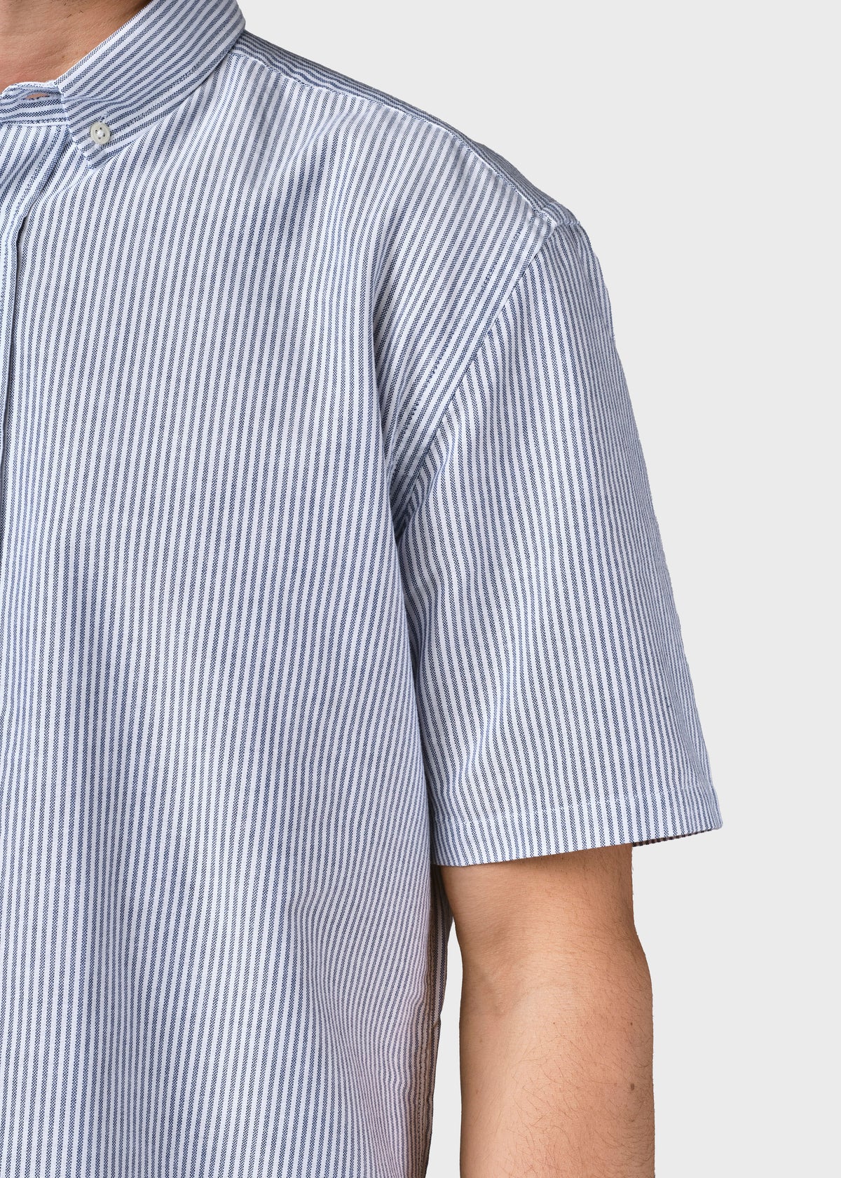 Klitmøller Collective ApS Mikkel striped shirt Shirts White/navy