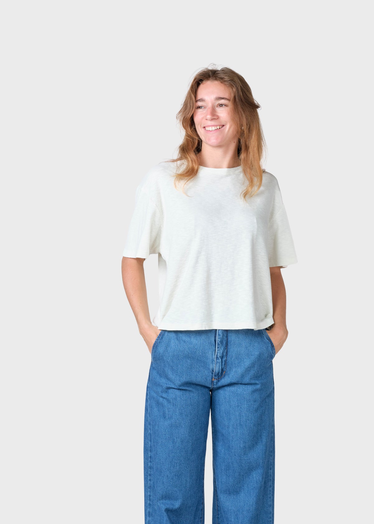 Klitmøller Collective ApS Mila tee T-Shirts Cream