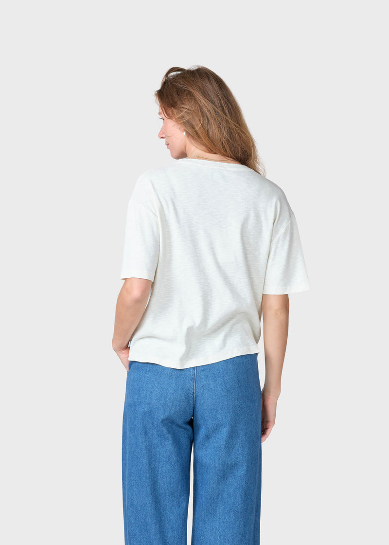 Klitmøller Collective ApS Mila tee T-Shirts Cream