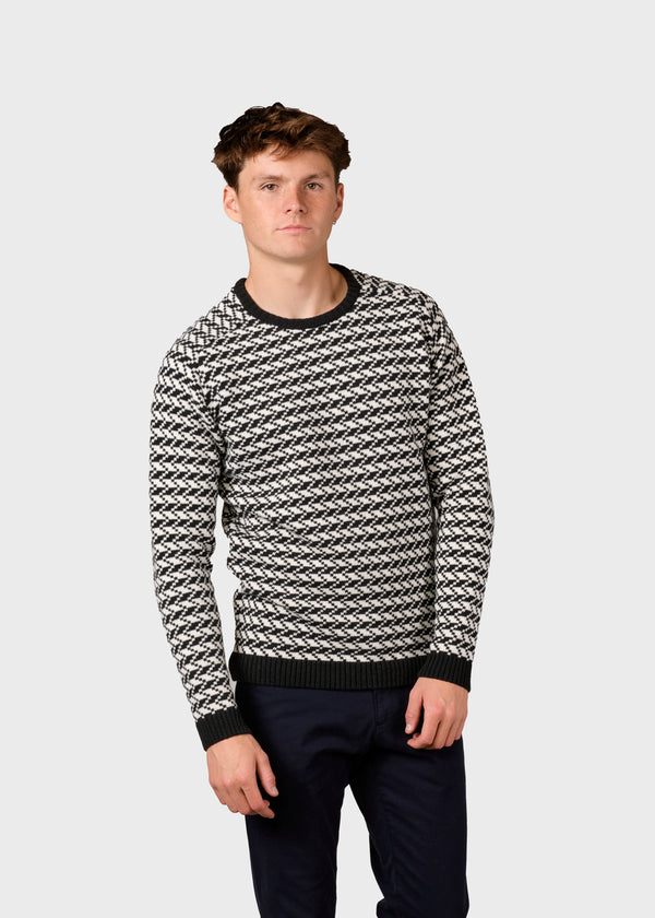 Klitmøller Collective ApS Milas knit Knitted sweaters Olive/cream