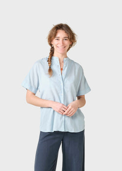 Klitmøller Collective ApS Mille S/S shirt Shirts Light blue
