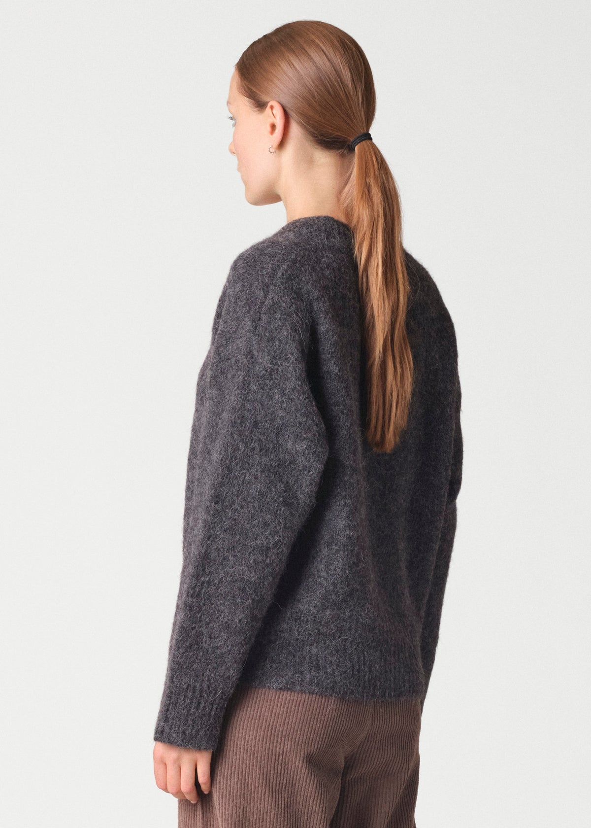 Klitmøller Collective ApS Mira knit Knitted sweaters Black melange