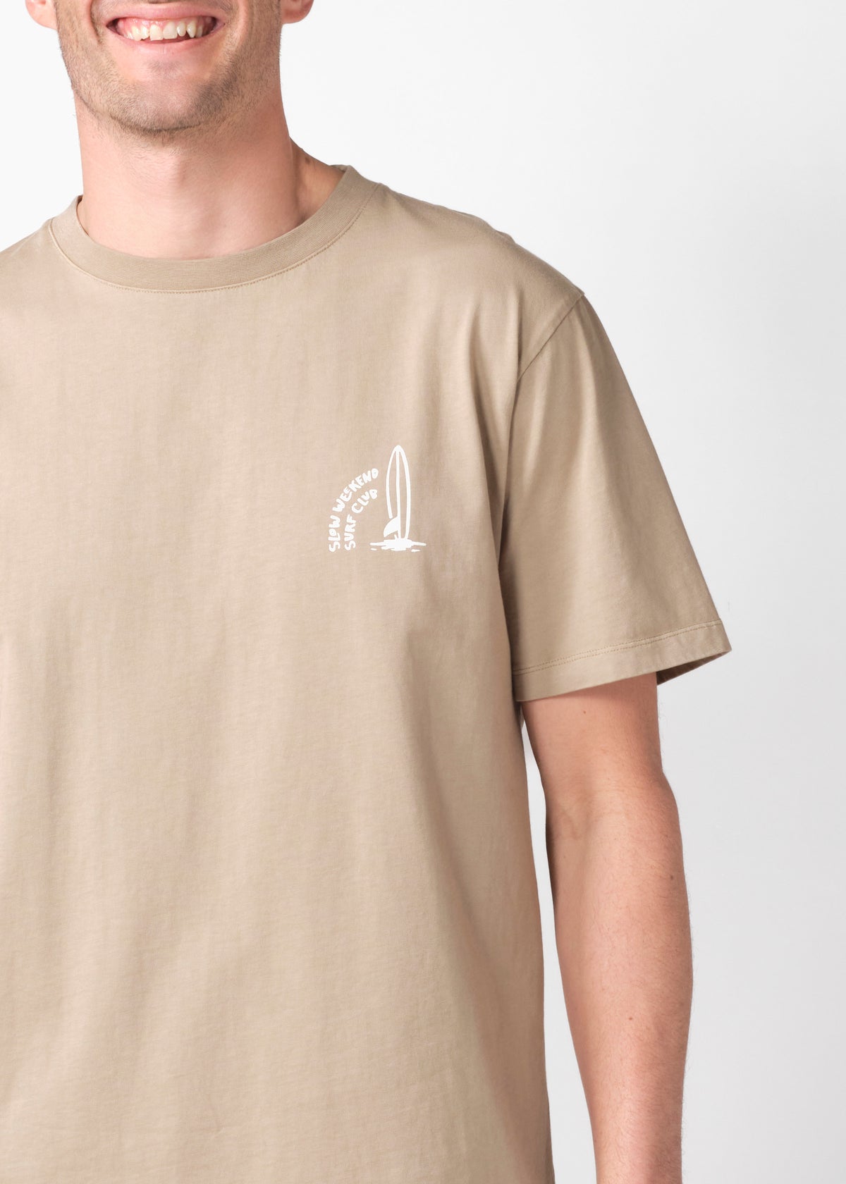 Klitmøller Collective ApS Moritz tee OCS T-Shirts Cashew