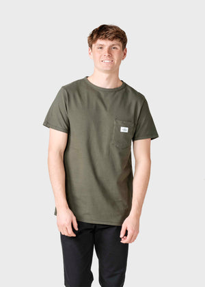 Klitmøller Collective ApS Nick tee T-Shirts Olive