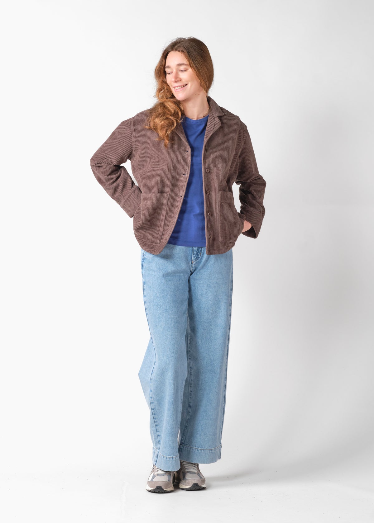 Klitmøller Collective ApS Nille cord overshirt GOTS Jackets Taupe
