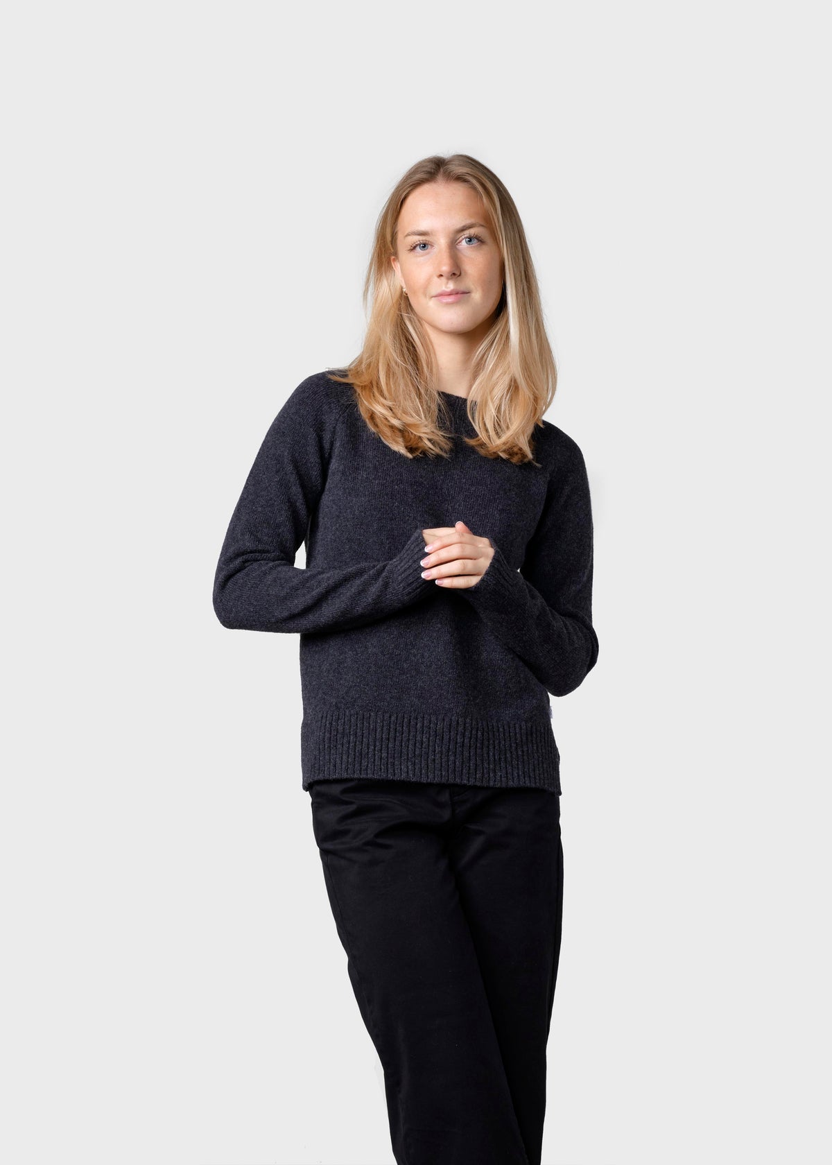 Klitmøller Collective ApS Nina knit Knitted sweaters Anthracite