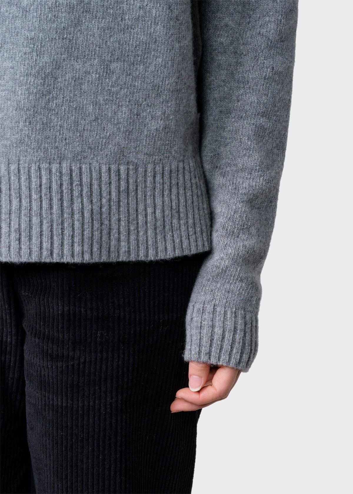 Klitmøller Collective ApS Nina knit Knitted sweaters Light grey