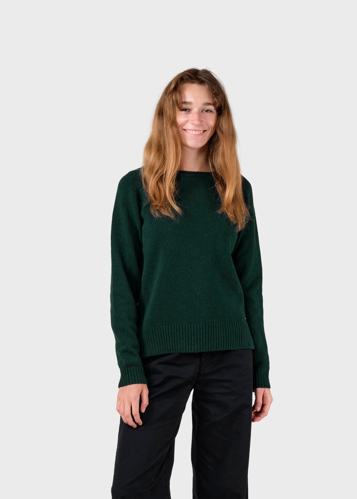 Klitmøller Collective ApS Nina knit Knitted sweaters Moss Green