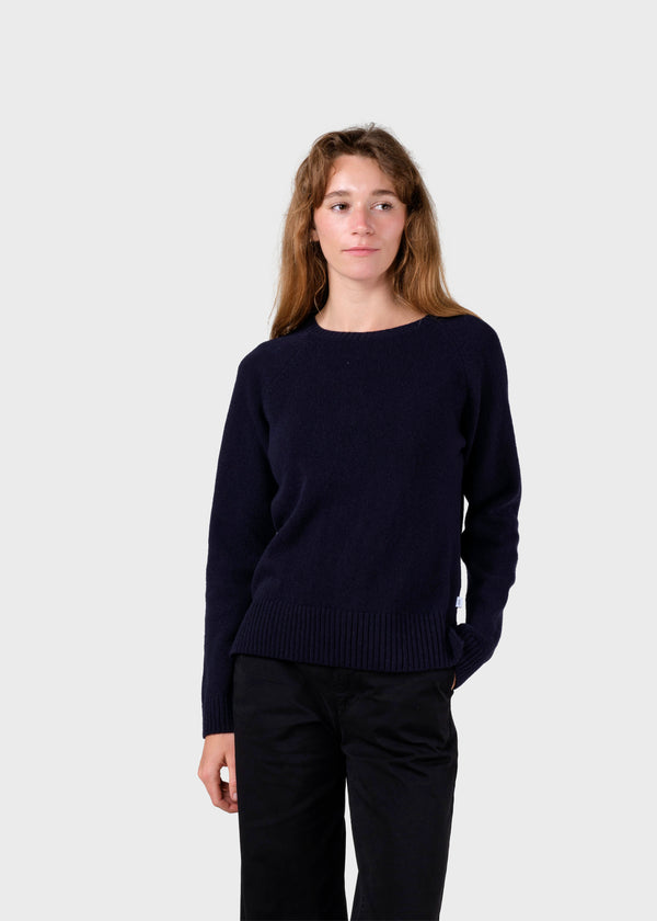Klitmøller Collective ApS Nina knit Knitted sweaters Navy
