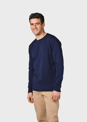 Klitmøller Collective ApS Noah knit Knitted sweaters Navy