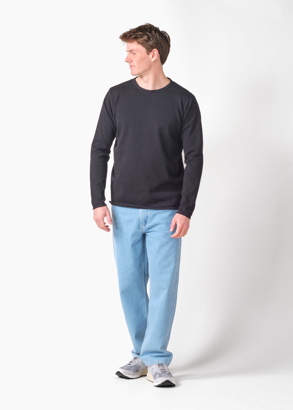 Klitmøller Collective ApS Noah knit Knitted sweaters Black