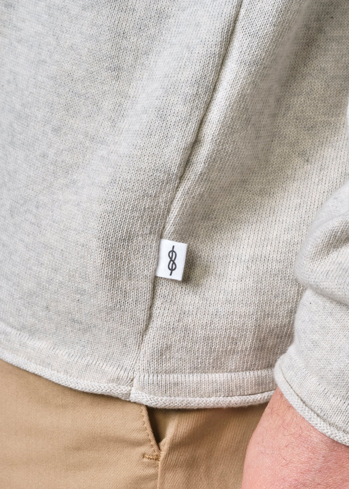 Klitmøller Collective ApS Noah knit Knitted sweaters Cream melange