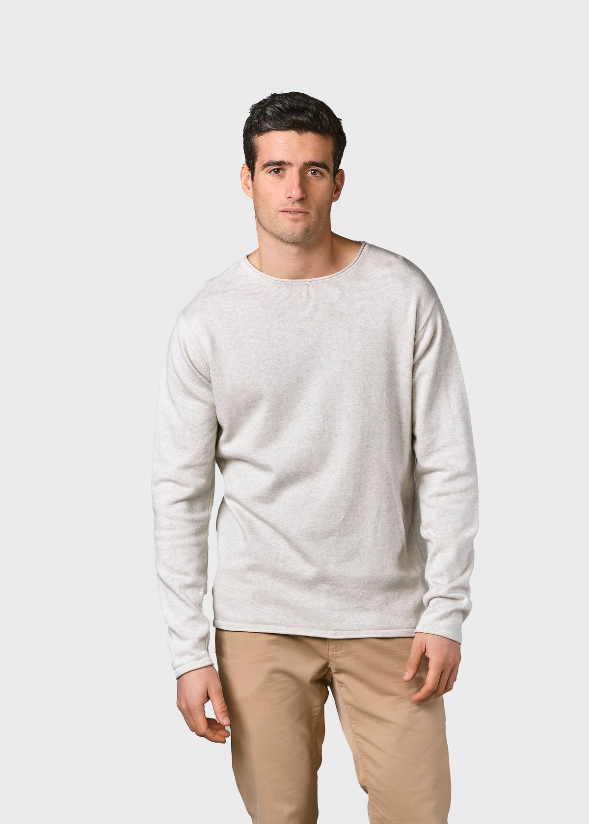 Klitmøller Collective ApS Noah knit Knitted sweaters Cream melange