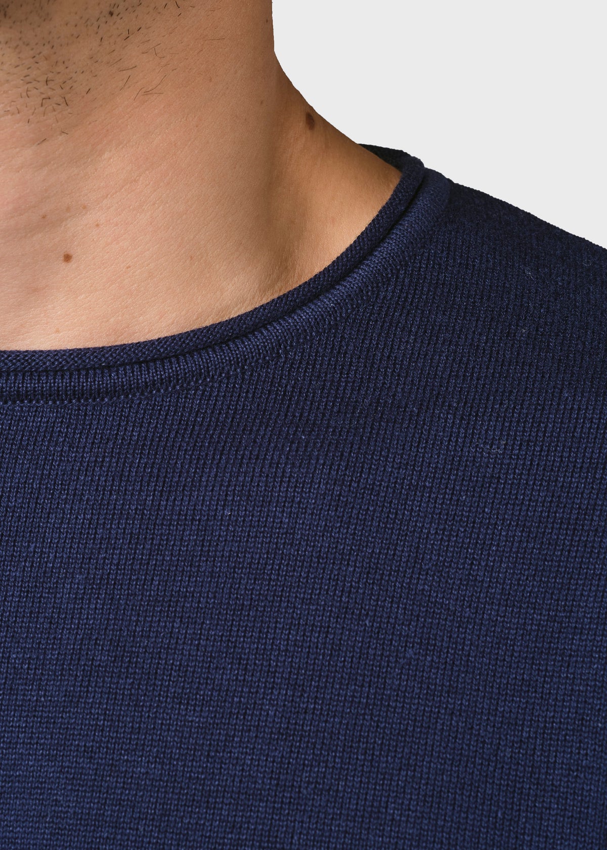 Klitmøller Collective ApS Noah knit Knitted sweaters Navy