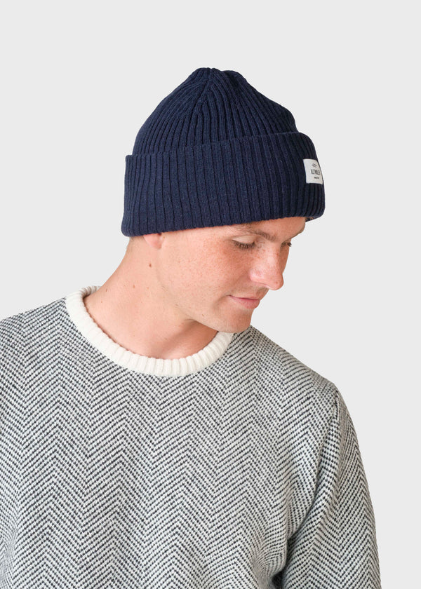 Klitmøller Collective ApS North beanie Beanies Navy