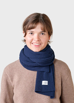 Klitmøller Collective ApS North scarf Scarfs Deep blue