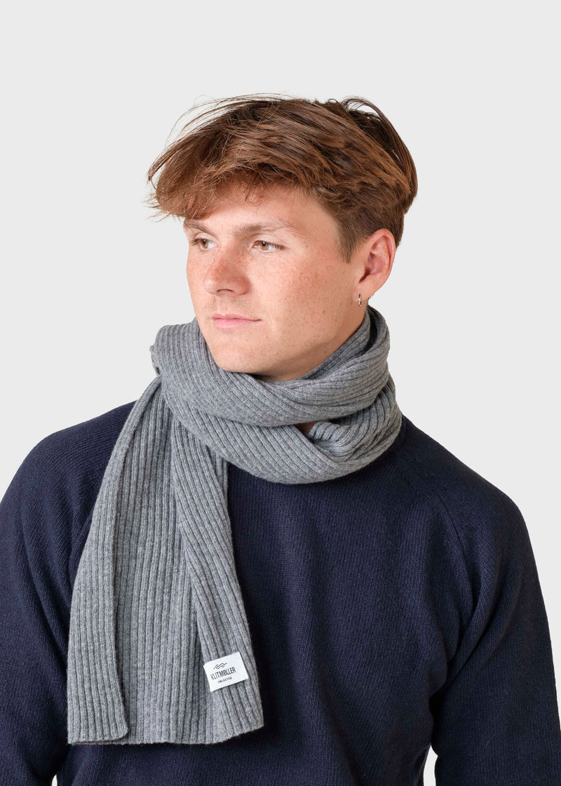 Klitmøller Collective ApS North scarf Scarfs Light grey